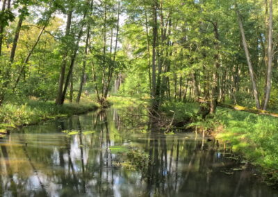 Brücke über die Finow am Oder-Havel-Radweg